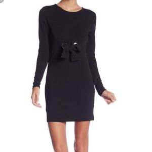 Romeo & Juliet Couture Long Sleeve Black Dress medium